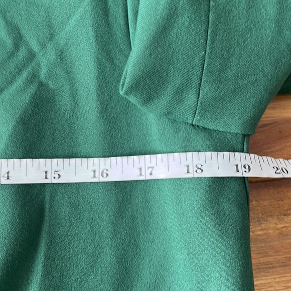 NWOT Zara Dark Green Double Breast Lapel Collar Blazer - Picture 6 of 9